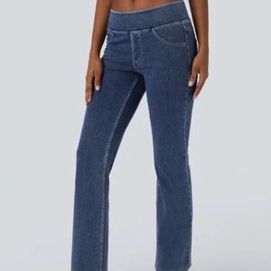 New Halara Flex Bootcut Denim XS, 0/2/4 Baby Flare Pocket Jeans, Cotton Jeggings